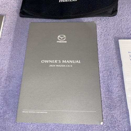 2024 Mazda CX-5 OEM Owner’s Manual Set W/New Factory Case-(Pre-Owned) - Picture 3 of 17