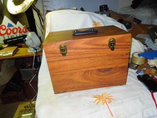 Vintage Bowen’s Sportsman Bay Ranger Wooden Tackle Box In Unused New Condition - Picture 12 of 17