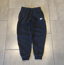 Nike Sweatpants Boys Medium Fleece Joggers Black Sportswear Club Activewear
