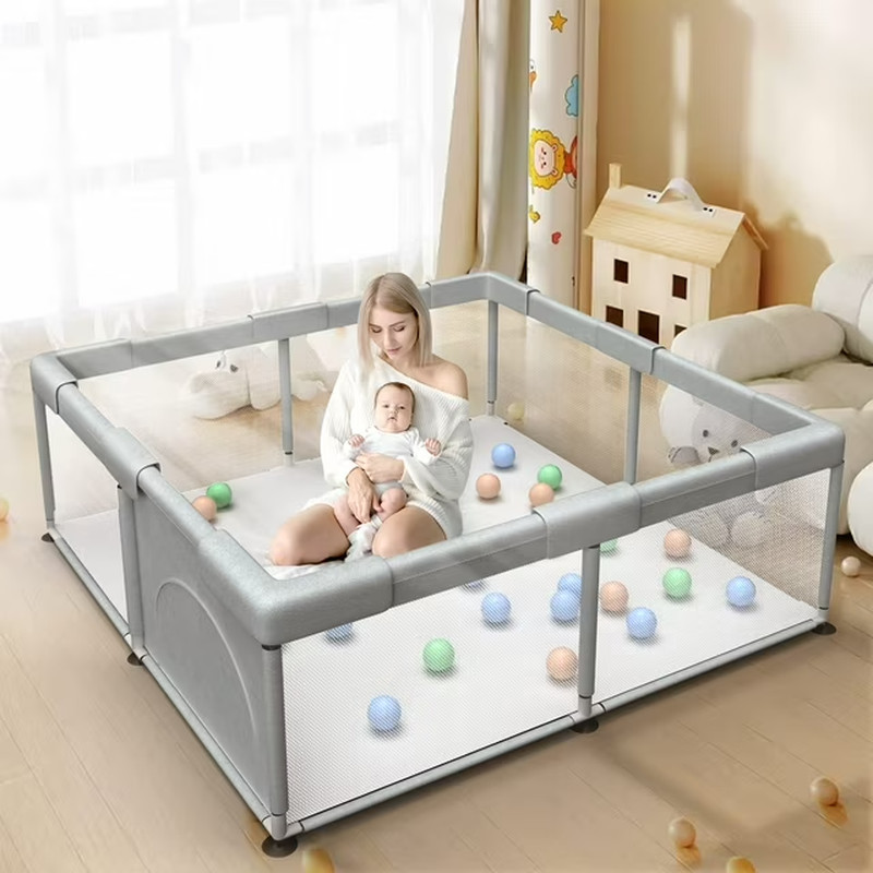 Corralito 50X50 Pulgadas Corral Para Bebes Parque De Juegos Infantil Valla Casa