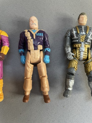 Kenner M.A.S.K. Vintage 3 Action Figures Miles Mayhem Ace Riker Hondo MacLean - Picture 4 of 5