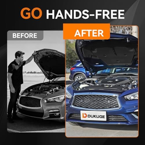 Puntoni cofano adatti per Infiniti Q50 2014-2021, sollevatore cofano anteriore 6547046A0A - Foto 4 di 7