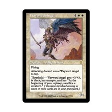 WOTC MtG Odyssey Wayward Angel (R) (Foil) EX+
