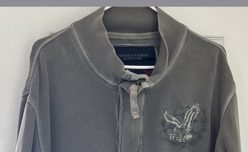 Sudadera De Colección American Eagle Outfitters Manga Larga Bolsillo Frontal Cremallera Cuello XL - Imagen 6 de 13