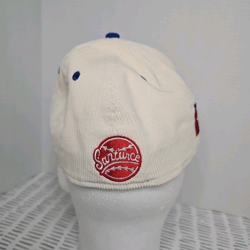 New EBBETS FIELD FLANNELS SANTURCE CANGREJEROS HAT 7 1/2 PUERTO RICO Cuba Flag - Picture 3 of 9