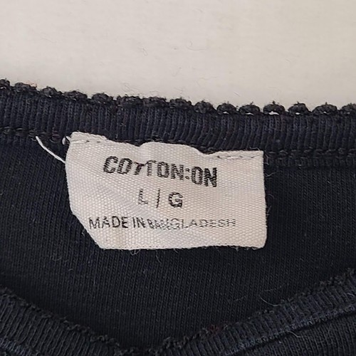 Cotton On Camisole Damen schwarz groß Baumwolle dehnbar Cami Tank Top - Bild 3 von 8