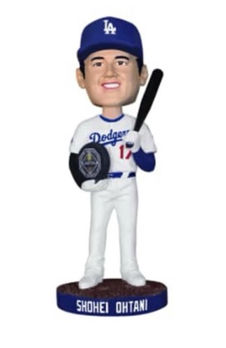 Shohei Ohtani MVP Bobblehead Los Angeles Dodgers SGA 4/2/25 New - Picture 2 of 5