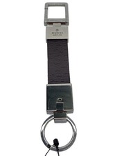 GUCCI Double Key Ring Key Holder -- Brown Men's