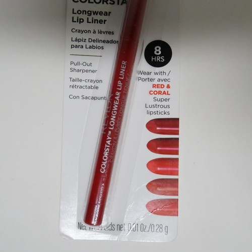 Set of 2 Revlon ColorStay Longwear 8 Hour Wear Lip Liner Red #675 0.01 oz. - Picture 4 of 6