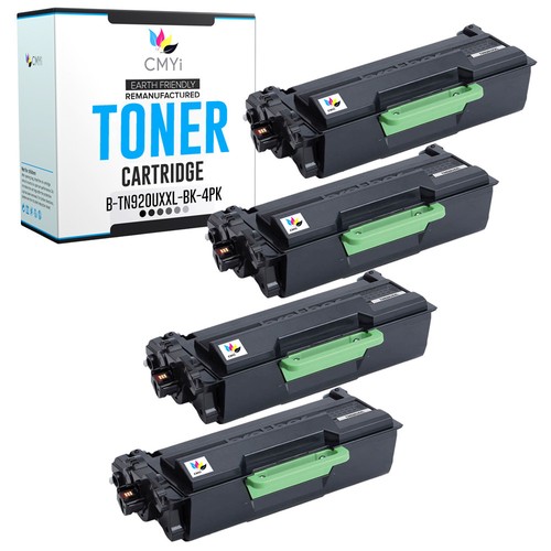 Lote de cartuchos de tóner negro compatibles paquete combinado aptos para Brother TN920UXXL - Imagen 4 de 68