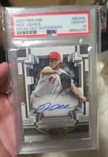 Topps Tier One Nick Lodolo Auto psa10