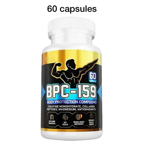 Cápsulas de péptidos BPC-159 - Mezcla con monohidrato de creatina, magnesio sin gluten - Imagen 4 de 11