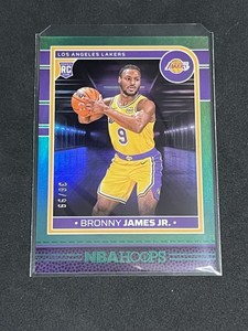 2024-25 Panini NBA Hoops Bronny James Jr. #280 Green Rookie RC Lakers /99