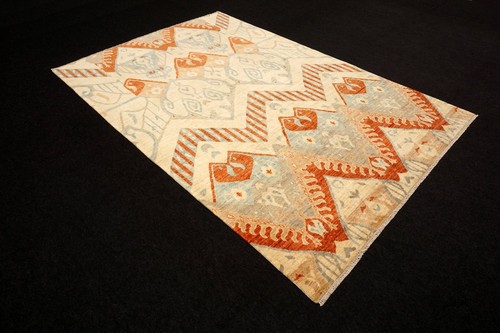 Designer Orient Teppich 299 x 200 cm Ziegler Zigler Modern Beige Handgeknüpft - Bild 2 von 12