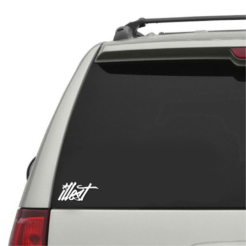 illest STICKER DECAL DOPE RACING COOL DRIFT DRAG CAR TUNE OFFROAD TRUCK - Picture 2 of 4