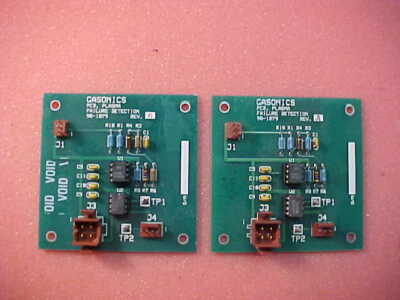 GASONICS PLASMA ASHER PLASMA FAILURE DETECTION PCB, 90-1079, LOT OF 2