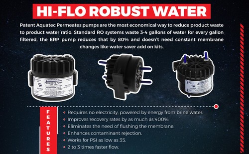 6 Stage Remineralizing Reverse Osmosis Water Filter System 100 GPD+Permeate Pump - Picture 2 of 5
