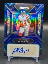 2023 Panini Prizm Plaxico Burress Sensational Signatures Navy Camo Prizm /25