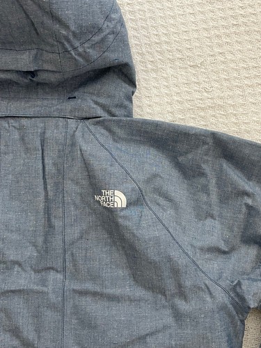 NORTH FACE $199 WOMEN INLUX WATERPROOF INSULATED HOODED JACKET - Light Blue -M - Picture 13 of 16