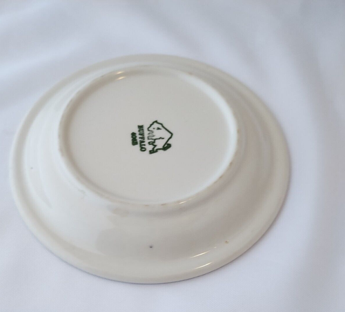 Vintage Buffalo 406B Plate Restaurant Ware China 5 1/2" Striped Rim Glossy - Picture 6 of 9