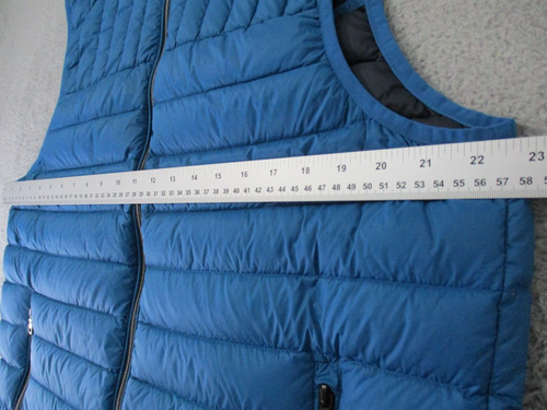 M&S Gilet Men's Large Feather Down Stormwear Bodywarmer Blue Marks & Spencer - Picture 7 of 17