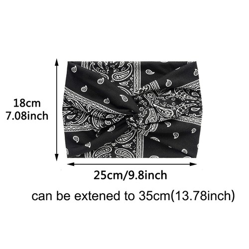 3 PACK Womens Elastic Yoga Wide Headband Fold Hair Band Sports Turban Head Wrap⇘ - Picture 3 of 32