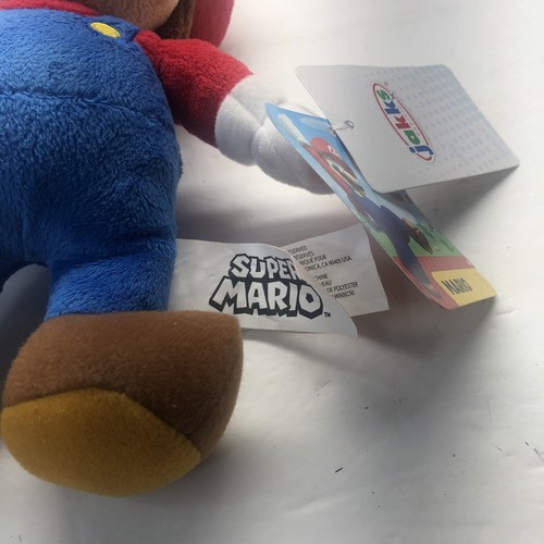 Super Mario Bros 9”Plush MARIO by Jakks Pacific 2022 MINT Brand New Nintendo - Picture 11 of 17