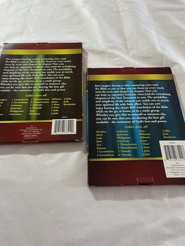 Bible On Audio CD KJV New Testament 2 CD’s Volumes 17 & 8 Peter John Jude - 第 8/8 張圖片