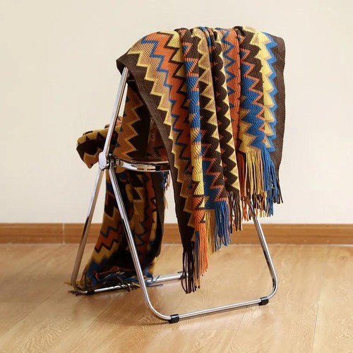 Throw Blanket Woven Sofa Covers Modern Medium Multicolor Adults Machine Washable - Picture 2 of 29