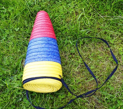 Combo Set Colombian Handmade Colored Hat 19 Vueltas Laps + Tricolor Case - Picture 8 of 9