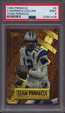 1996 Pinnacle 4 Dan Marino Kerry Collins Team Pinnacle PSA 9 Mint