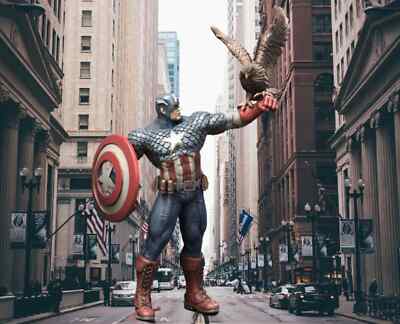 Captain America  Resin Sculpture Statue Model Kit  Unpainted/Unassembled