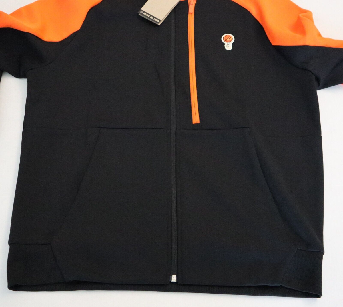 Nike DZ3074 010 Men Sz L Black/Orange Peace Love Nike DZ3074 010 Men Sz L Black/Orange Peace Love