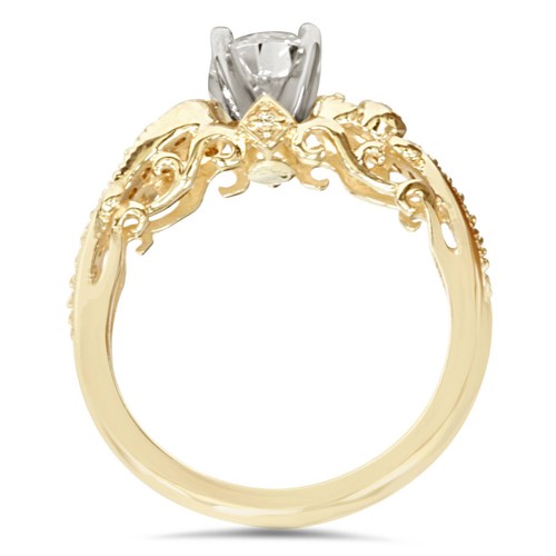 Emery 3/4Ct   Diamond Engagement Wedding Ring Set 14K Yellow Gold - Bild 2 von 5