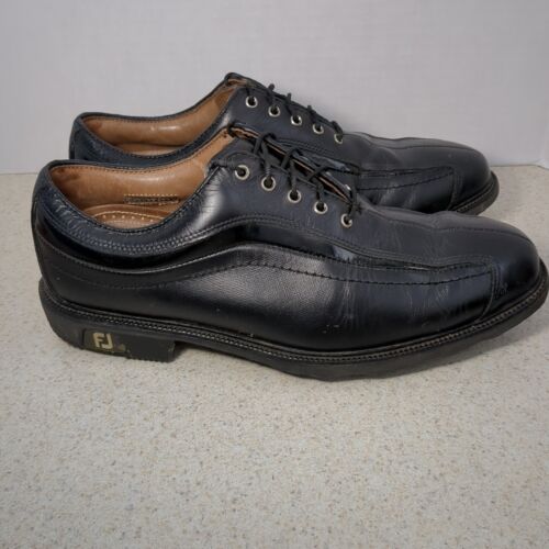 Footjoy FJ Icon Opti Flex 2 Leder Golfschuhe schwarz 52366 Herren Größe 8,5 W - Bild 5 von 8