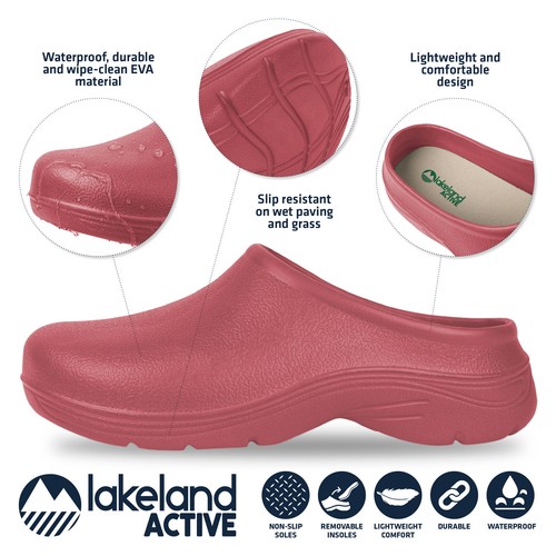 Zoccoli da giardino impermeabili Lakeland Active Donna Lorton Cucina Lavoro Gomma EVA - Foto 45 di 60