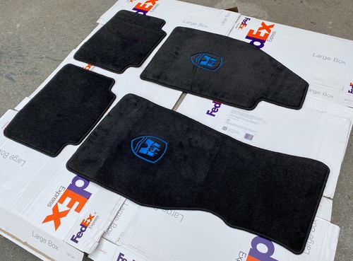 For Old VW Käfer Beetle Pre Wolfsburg floor mats carpet Black 4 Seater 1950-78 - Picture 2 of 6