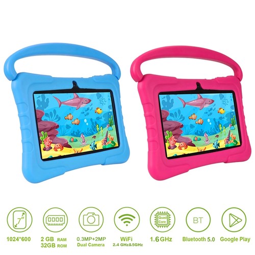 2025 Kids Tablet 7 Inch, Android, 2GB+32GB Storage, Bundle, WIFI, Free Case NEW - Picture 2 of 19