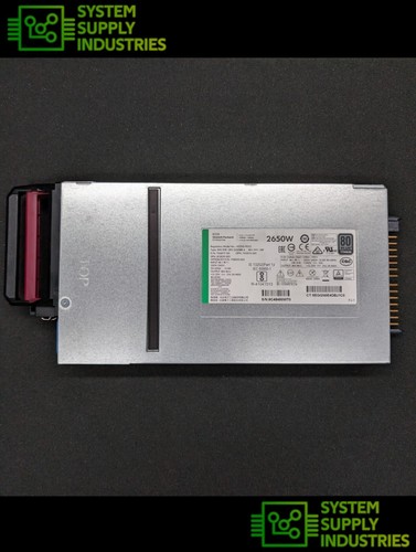 HPE SYNERGY 813829-001 12000F 2650W POWER SUPPLY - Picture 1 of 3