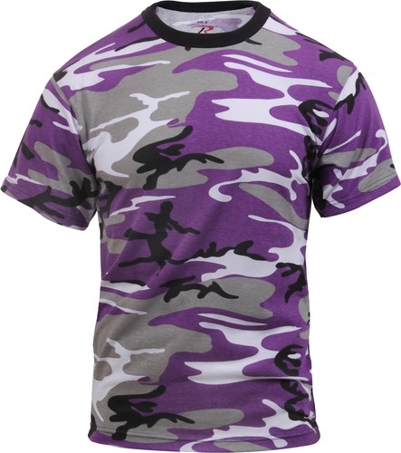 Rothco Camo T-Shirt Military Short Sleeve Tee Army Camouflage Tactical Shirt - Picture 53 of 59