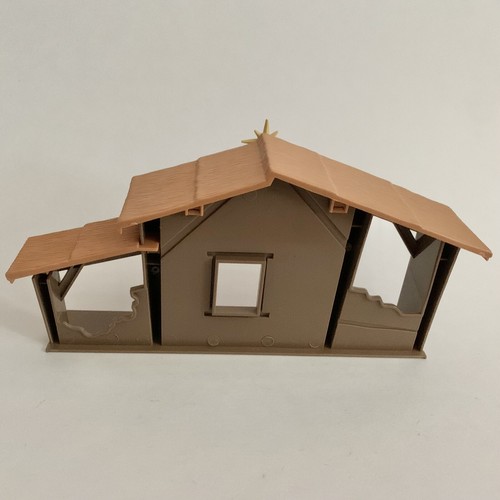 O2B Vinyl Toy Figure Nativity Set Stable Jesus Manger Angel Shepherd Animals 18p - Picture 10 of 12