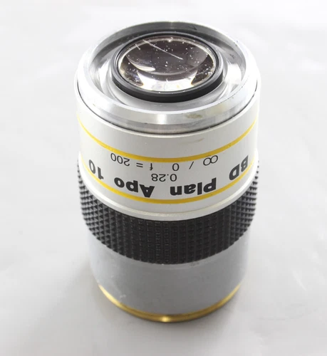 Mitutoyo BD Plan APO 10X /0.28 ∞/0 f=200 Microscope Objective Lens