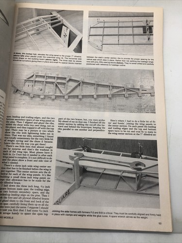 Flying Models Magazine January 1987 Build a 4-X-P-Nut R/C Design - Picture 3 of 4