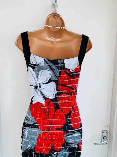 Abito bodycon floreale Joseph Ribkoff UK taglia 12 - Foto 9 di 12