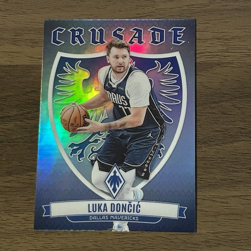 2023-24 Panini Phoenix Luka Doncic Crusade Silver Holo #6 Mavericks