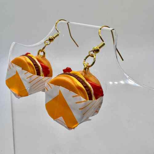Pendientes Sandwich Desayuno - Mini Marcas Foodie Pendientes - Sándwich Tocino - Imagen 5 de 8