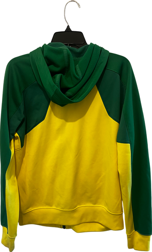 Nike Therma-Fit University Of Oregon Ducks Hoodie Size M Green Yellow - Picture 6 of 7