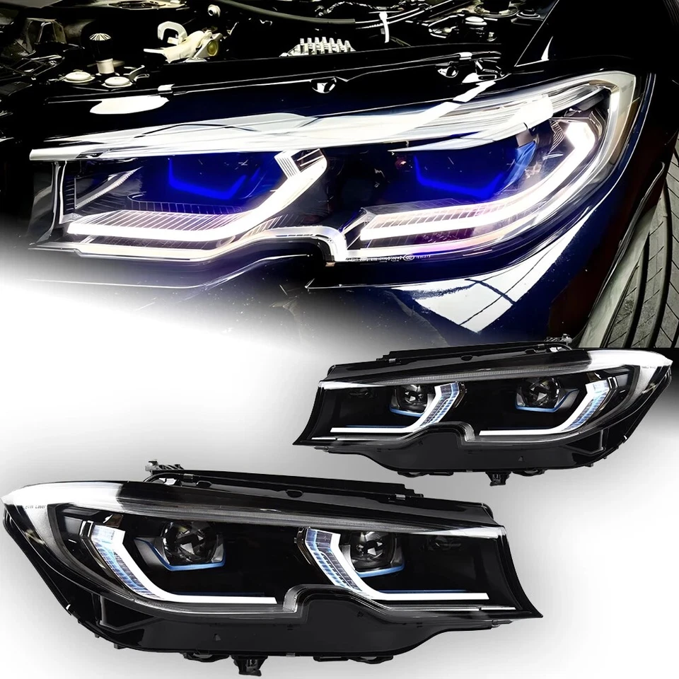 Para BMW Serie 3 G20 G28 19-22 Faros Actualización Láser Adaptativo y Faro LED Foto 3 de 4
