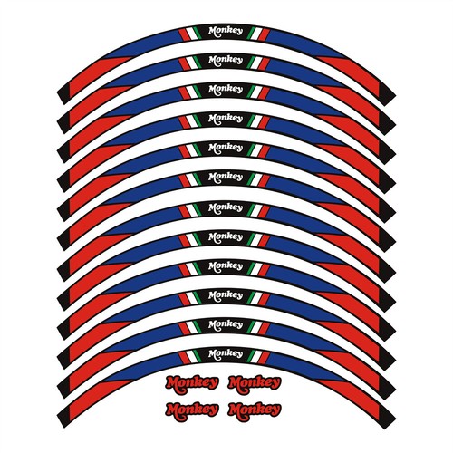 For HONDA MONKEY 125 Z125 RIM WHEEL TIRE STRIPES DECALS TAPE STICKERS - Bild 41 von 84