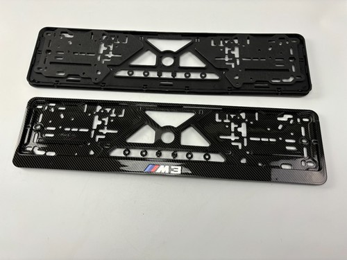 2x Portatarga Auto Telaio CARBONIO BMW M3 - Foto 9 di 9